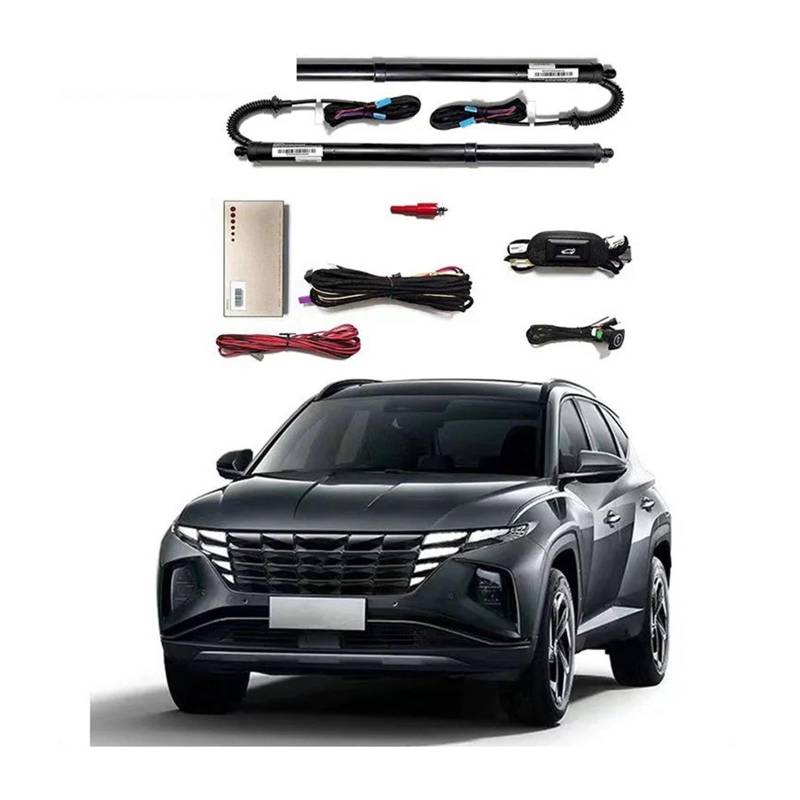 Antriebseinheit Heckklappe Gasdruckfeder Für Hyundai Für Tucson L 2022 2023 Elektrische Heckklappe Hebebühne Automatische Öffnung Drift Drive Power Kit(with Kick Sensor) von BOHHO