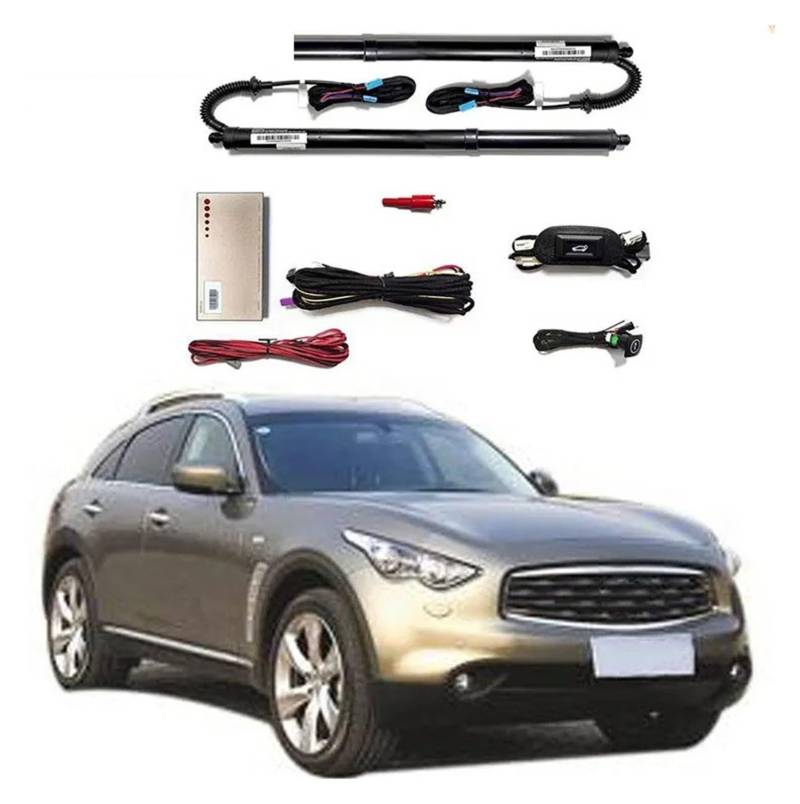 Antriebseinheit Heckklappe Gasdruckfeder Für Infiniti FX35 2009-2023 Auto Elektrische Heckklappe Geändert Auto Heckklappe Intelligente Power Betrieben Stamm Automatische Hebe DOO(Without Foot Sensor) von BOHHO