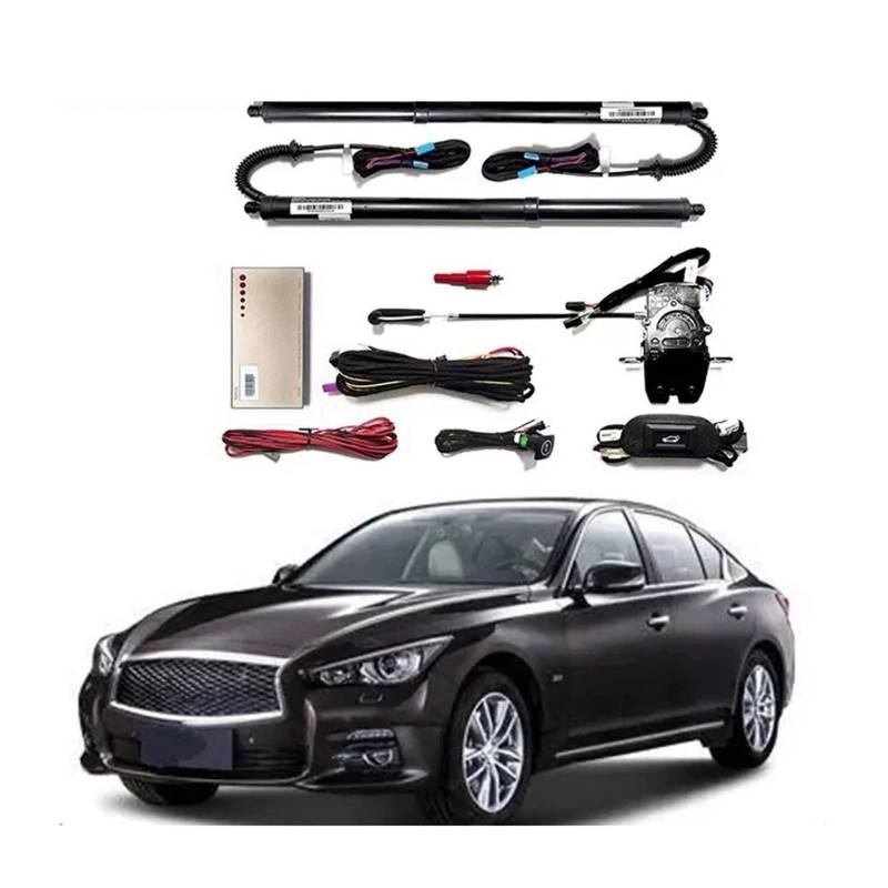 Antriebseinheit Heckklappe Gasdruckfeder Für Infiniti Q50 Q50L V37 2013-2022 Auto Power Stamm Öffnung Elektrische Saug Heckklappe Intelligente Schwanz Tor Lift Strut(No footsensor) von BOHHO