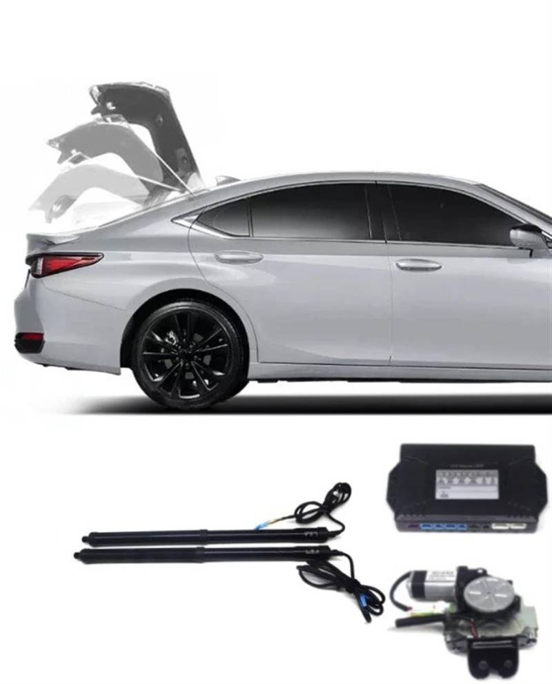 Antriebseinheit Heckklappe Gasdruckfeder Für Lexus ES 2018-2023 Elektrische Heckklappe Auto Heber Automatische Kofferraum Öffnung Hinten Tür Power Gate(with Kick Sensor) von BOHHO