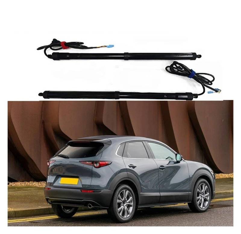 Antriebseinheit Heckklappe Gasdruckfeder Für Mazda CX-30 CX30 2020 2021 2022 2023 Auto Elektrische Heckklappe Smart Elektrische Stamm Stick Kick Sensor Auto Hinten Tür Power Kit(No Kick Sensor) von BOHHO