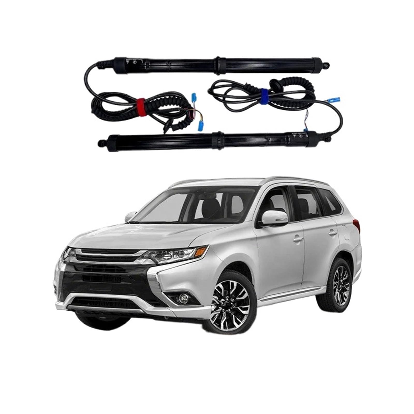 Antriebseinheit Heckklappe Gasdruckfeder Für Mitsubishi Für Outlander 2014-2016 2017 2018 2019 2020 2021 Auto Heckklappe Öffner Elektrische Heckklappe Lift System Power Heckklappe(No Kick Sensor) von BOHHO