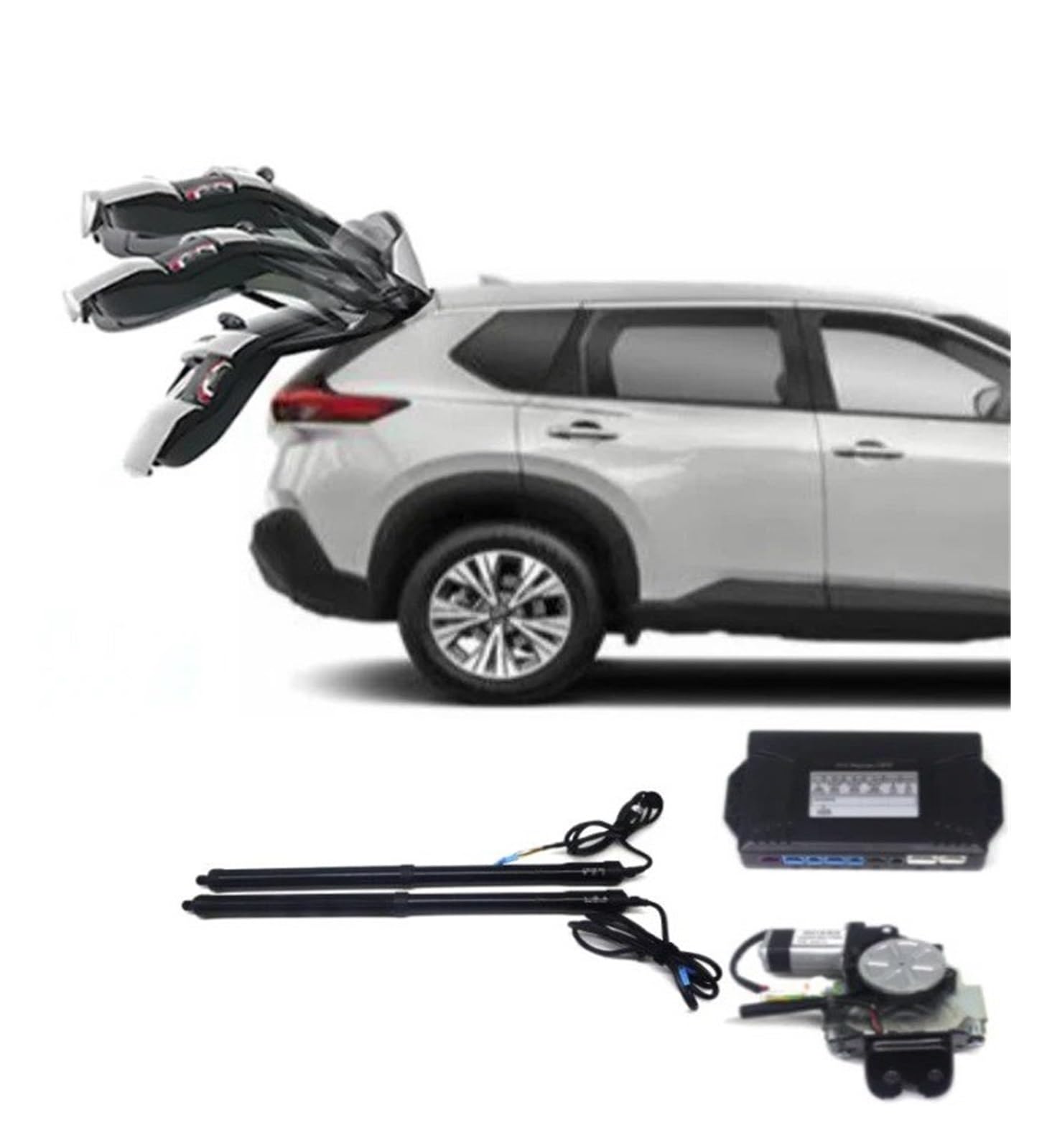 Antriebseinheit Heckklappe Gasdruckfeder Für Nissan Für Murano 2015-2023 Elektrische Heckklappe Hebebühne Auto Automatische Stamm Öffnung Drift Stick Kit(No Kick Sensor) von BOHHO