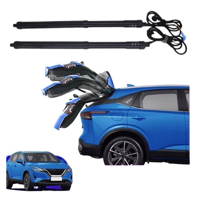 Antriebseinheit Heckklappe Gasdruckfeder Für Nissan Für Qashqai 2016-2024 Auto Power Trunk Lift Elektrische Luke Heckklappe Heckklappe Strut Auto Hinten Tür Antrieb(No Kick Sensor) von BOHHO