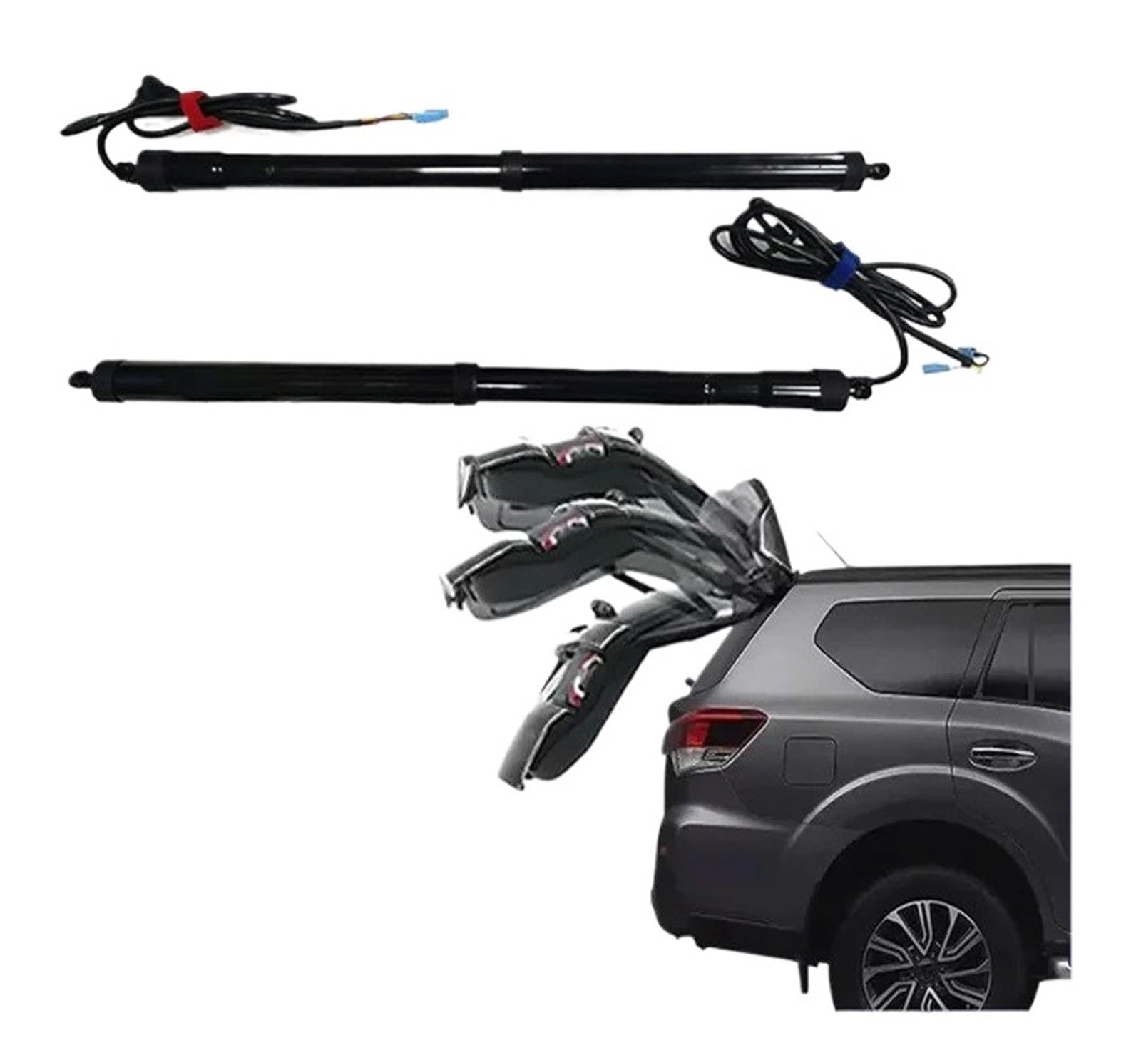 Antriebseinheit Heckklappe Gasdruckfeder Für Nissan Für Terra 2018 2019 2020 2021 2022 2023 Elektrische Heckklappe Hebebühne Auto Automatische Stamm Öffnung Drift Stick Kit Sensor(No Kick Sensor) von BOHHO