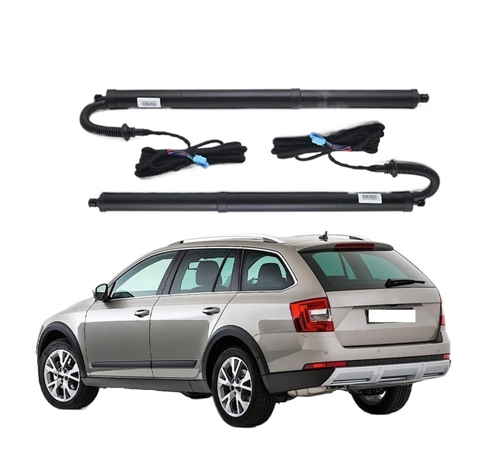 Antriebseinheit Heckklappe Gasdruckfeder Für Skoda Für Octavia Mk3 5E Für Kombi 2012-2019 Heckklappe Elektrische Heckklappe Lift Prop Unterstützung(No Foot Sensor) von BOHHO