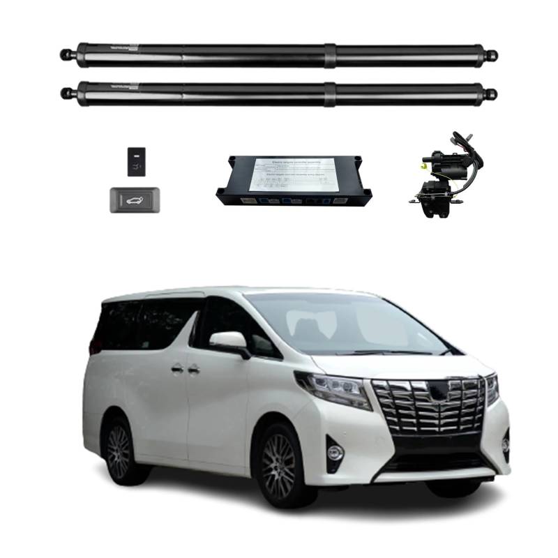 Antriebseinheit Heckklappe Gasdruckfeder Für Toyota Für Alphard Für Vellfire AH30 2015-2023 Elektrische Heckklappe Power Heckklappe Auto Stamm Hinten Türöffner(Without Kick Sensor) von BOHHO