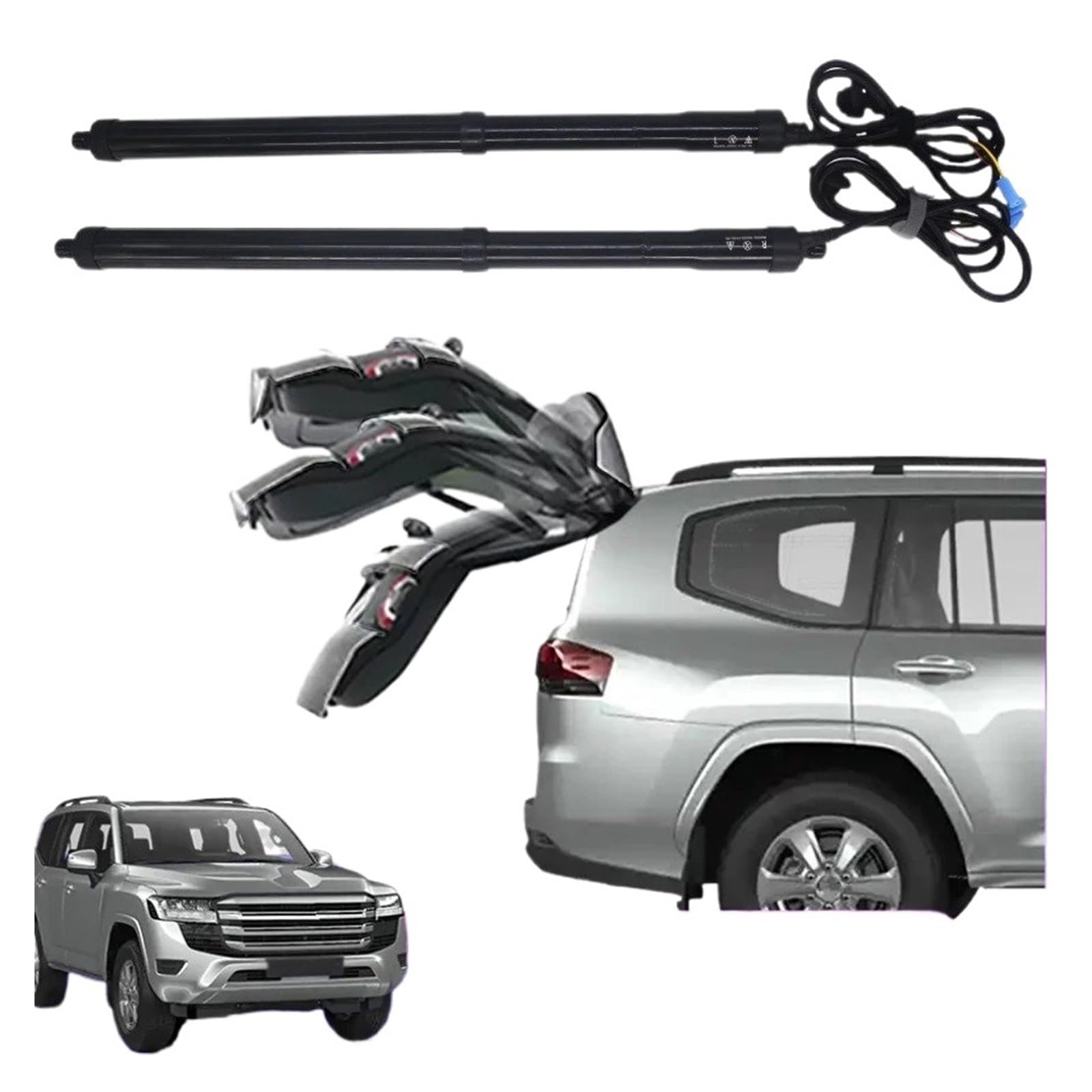 Antriebseinheit Heckklappe Gasdruckfeder Für Toyota Für Land Für Cruiser Auto Elektrische Heckklappe Auto Lift Auto Elektrische Trunk Drive Kick Fuß Sensor Hinten Tür Power Kit(No Kick Sensor) von BOHHO