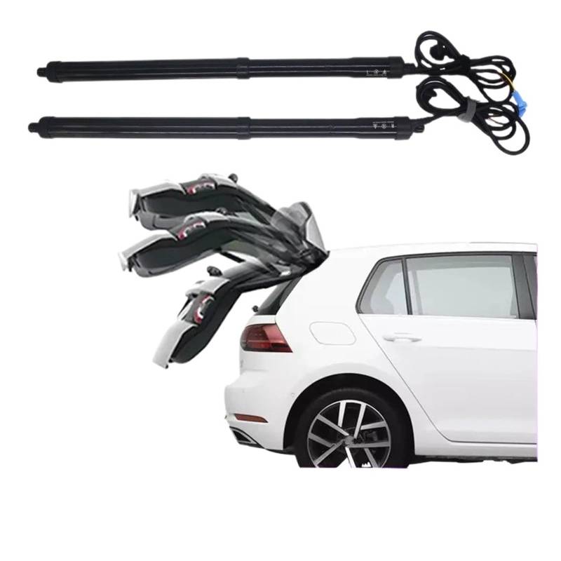 Antriebseinheit Heckklappe Gasdruckfeder Für VW Für Golf 2012-2022 Power Heckklappe Elektrische Heckklappe Lift Auto Kofferraum Auto Öffnen Schließen Tor Kit Deckel(No Kick Sensor) von BOHHO