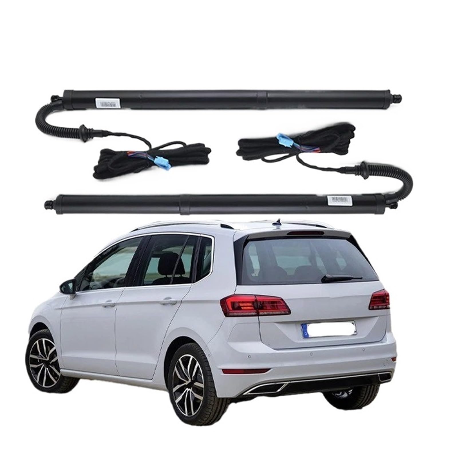 Antriebseinheit Heckklappe Gasdruckfeder Für VW Für Golf Für Sportsvan SV 2015 2016 2017 2018 2019 2020 Heckklappe Elektrische Heckklappe Lift Prop Unterstützung(No Foot Sensor) von BOHHO