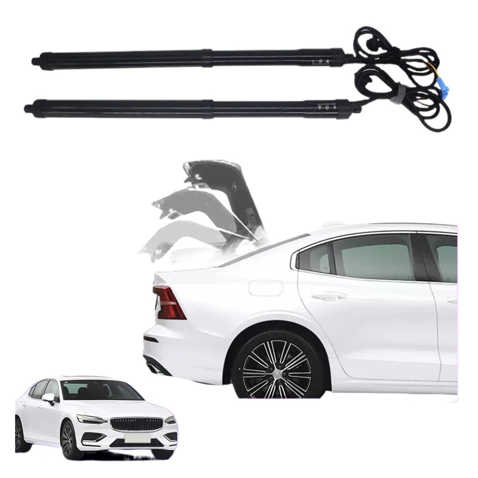 Antriebseinheit Heckklappe Gasdruckfeder Für Volvo S60 2010-2023 Elektrische Heckklappe Steuerung Der Trunk Drive Auto Lift Auto Trunk Öffnung(No Kick Sensor) von BOHHO