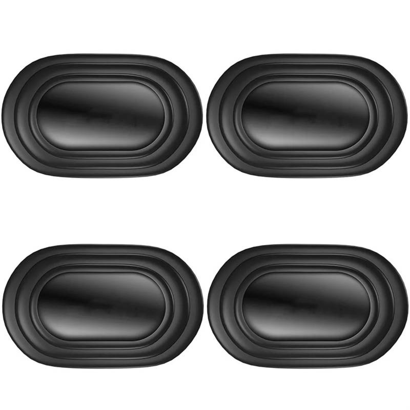 Auto Innen Zubehör 1/4PCS Auto Stamm Schalldämmung Pad Universal Auto Tür Schock Absorbieren Dichtung Für Stoßfest Verdickung Kissen Aufkleber Auto Innenraum Zubehör(4PCS A) von BOHHO