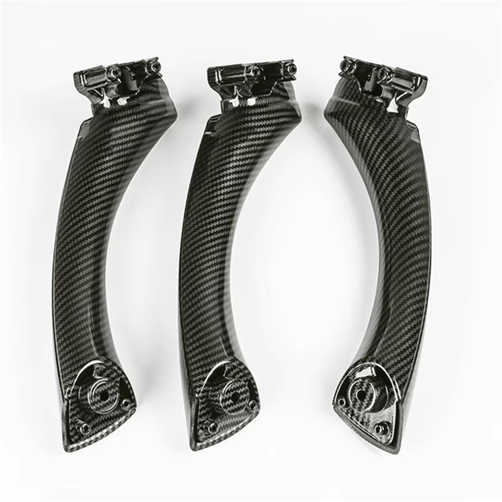 Auto Innen Zubehör Für 3 Serie E90 E91 E92 316 318 320 325 328i ABS Carbon Faser Auto Innen Griff Innen Tür Armlehne Panel Pull Trim Abdeckung Auto Innenraum Zubehör von BOHHO