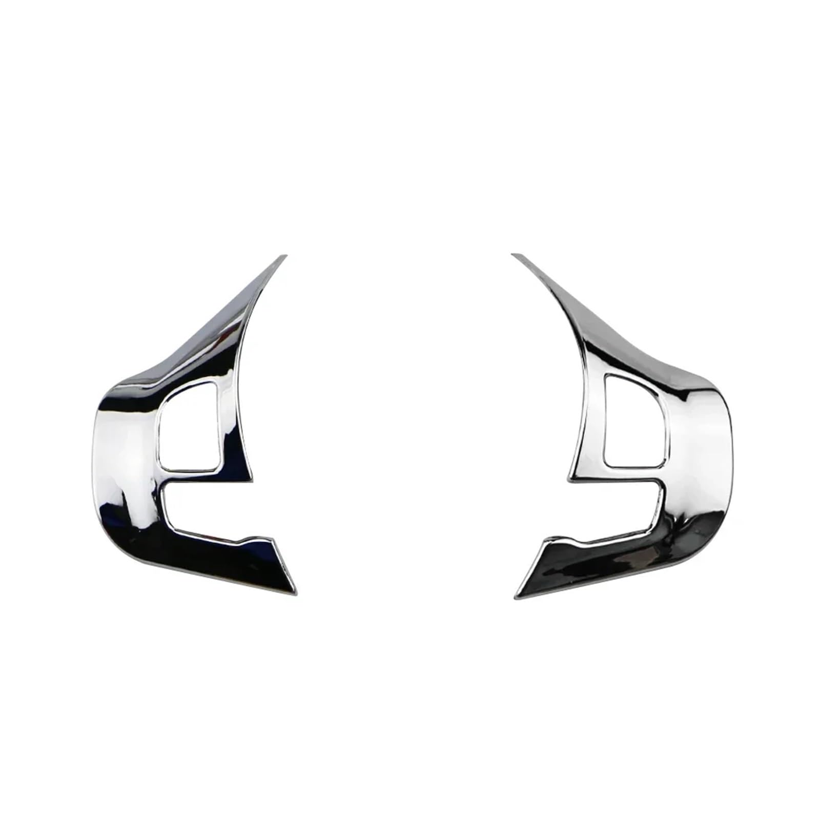 Auto Innen Zubehör Für Peugeot 208 Für GTI 2008 308 2014-2017 Auto Chrom Lenkrad Dekoration Trim Abdeckung Aufkleber Zubehör Auto Innenraum Zubehör(Glossy 2 pcs) von BOHHO