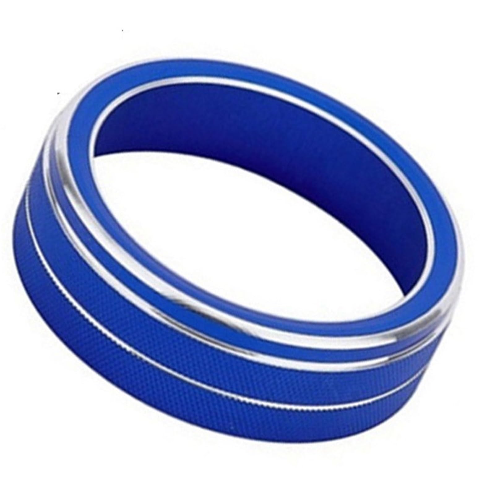 Auto Innen Zubehör Für VOLVO S60 V60 XC60 S60 V40 XC90 Auto Klimaanlage Drehknopf Ring AC Volumen Knopf Abdeckung Innen Zubehör Auto Innenraum Zubehör(Blue) von BOHHO