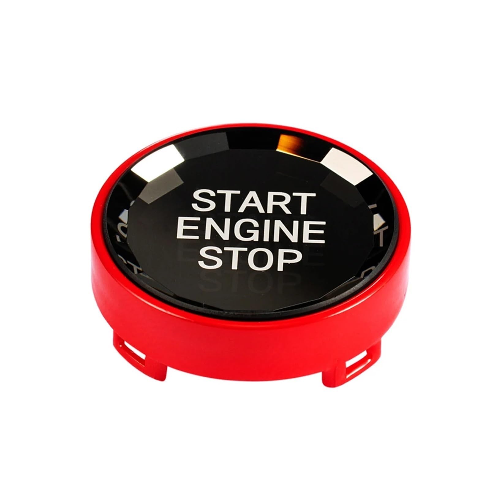 Auto Innen Zubehör Für X1 X5 E70 X6 E71 Z4 E89 1 3 5 Serie E90 E91 E92 E60 Auto Ersetzen Abdeckung Motor START STOP Taste Zubehör Auto Innenraum Zubehör(Red) von BOHHO