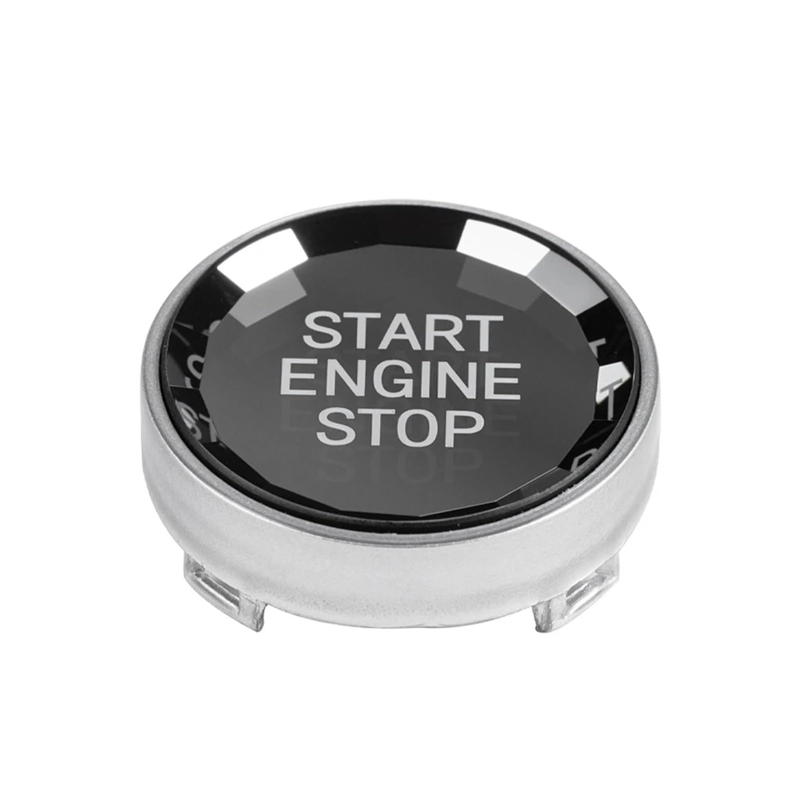 Auto Innen Zubehör Für X1 X5 E70 X6 E71 Z4 E89 1 3 5 Serie E90 E91 E92 E60 Auto Ersetzen Abdeckung Motor START STOP Taste Zubehör Auto Innenraum Zubehör(Silber) von BOHHO