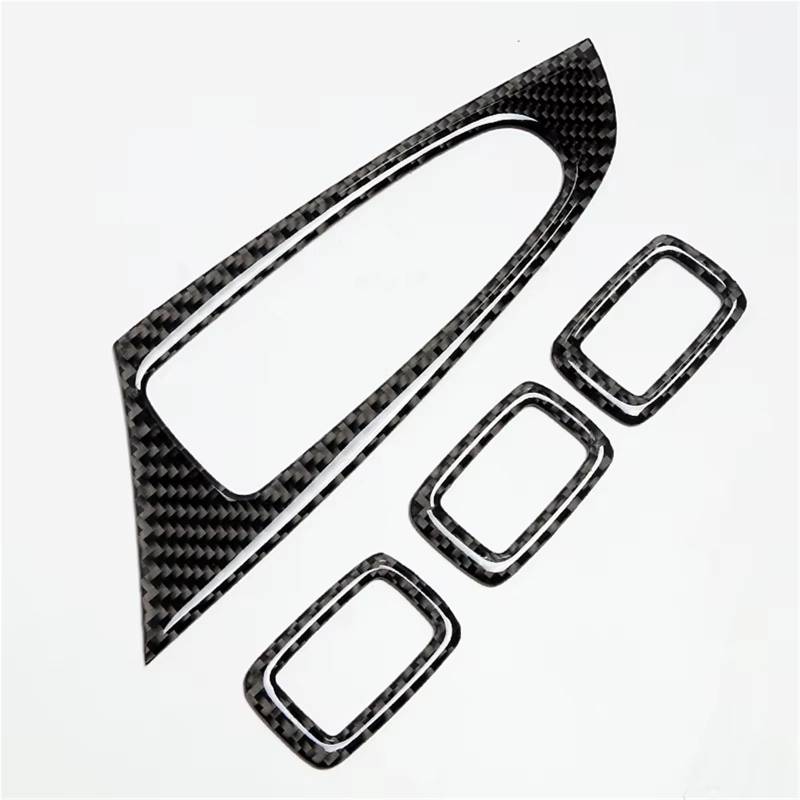 Auto Innen Zubehör Für X3 F25 X4 F26 Carbon Fiber Fensterheber Control Rahmen Fenster Schalter Armlehne Panel Trim Auto Innen Zubehör Auto Innenraum Zubehör(A) von BOHHO