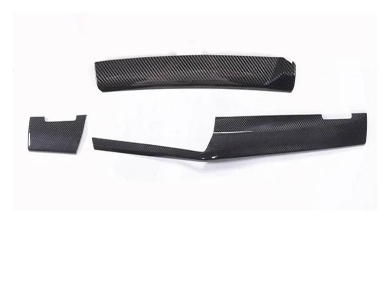 Auto Interieur Zubehör Für 5 Series G60 2024 LHD Carbon Fiber Center Console Dashboard Panel Dekoration Abdeckung Trim Autozubehör(3 PCS) von BOHHO