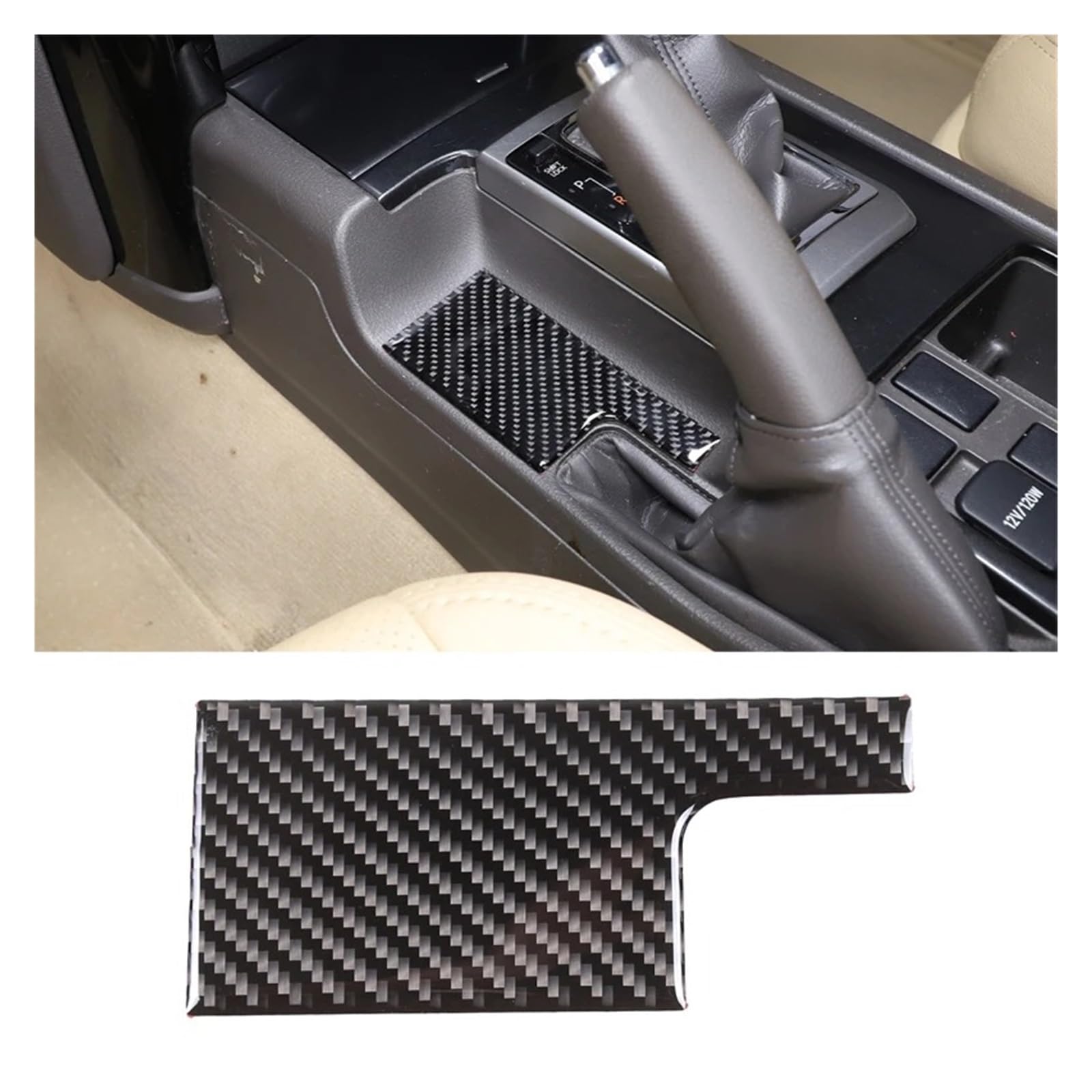 Auto Interieur Zubehör Für Toyota Für Land Für Cruiser Für Prado FJ150 150 2010-2017 Auto-Innenraum-Armaturenbrett-Panel-Abdeckungs-Trimmaufkleber Autozubehör(B) von BOHHO