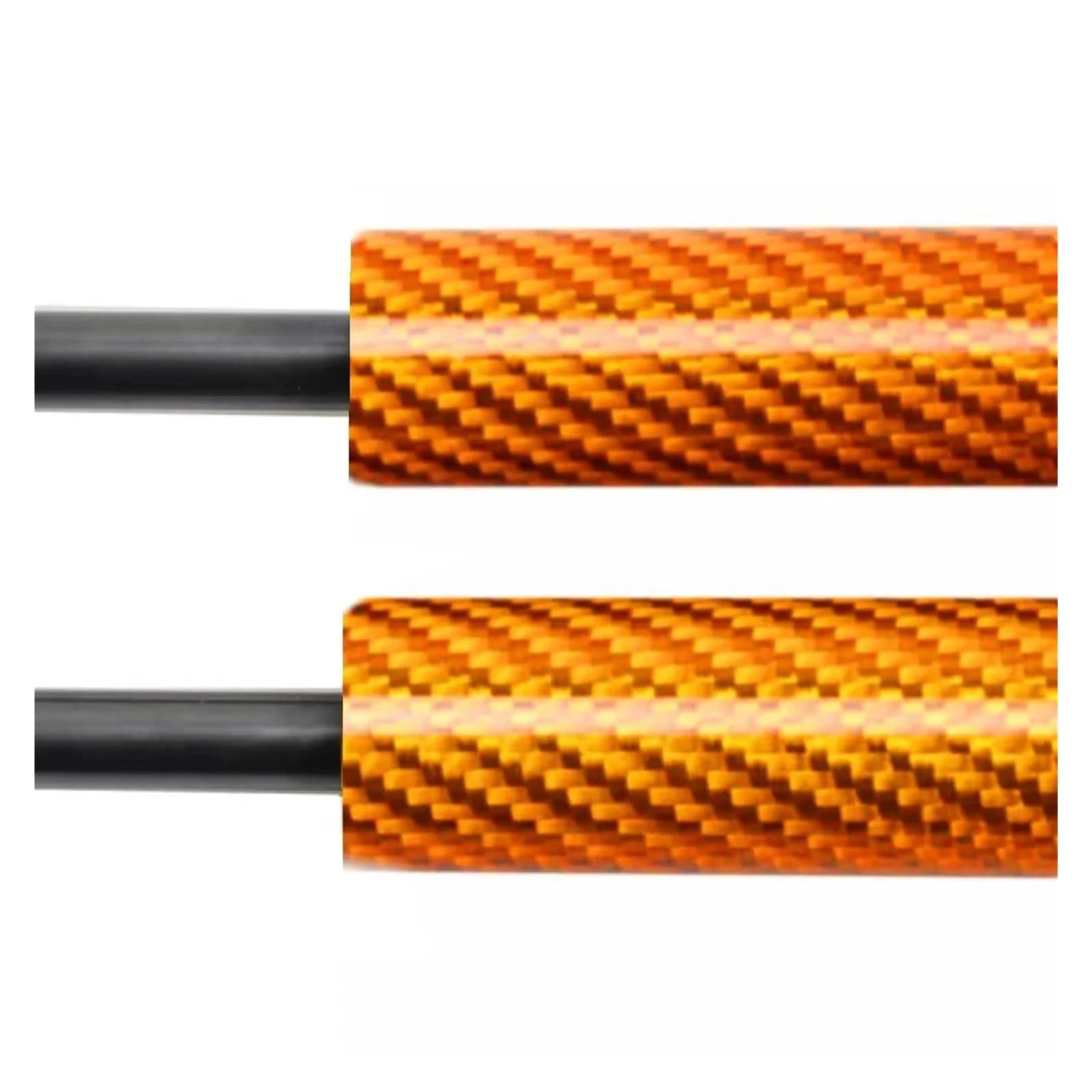 Gasdruckfeder Dämpfer Für Benz Für Vito Für Viano 2014-2023 Haube Streben Motorhaube Zylinder Lift Unterstützt Kolbenstangen Schock Dämpfer Motorhaubenlifter(Carbon Fiber Orange) von BOHHO