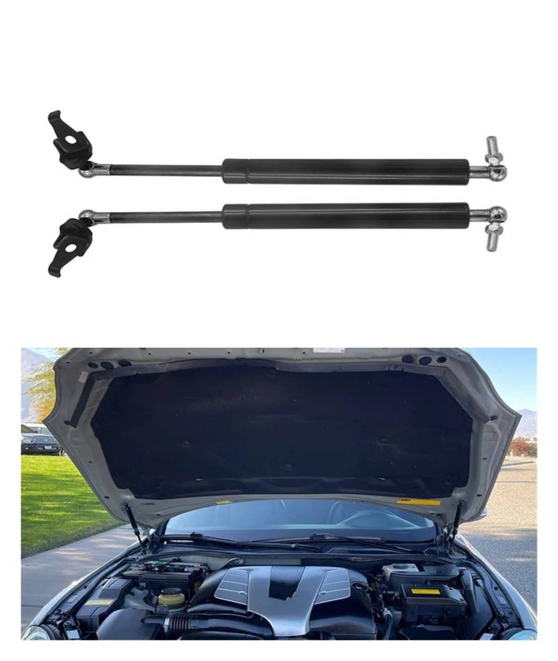 Gasdruckfeder Dämpfer Für Lexus SC430 2000-2010 Hebebühne Unterstützung Gasdruckfedern Hinten Stamm Vorne Haube Stoßdämpfer 5344029125 Motorhaubenlifter(Front Struts) von BOHHO