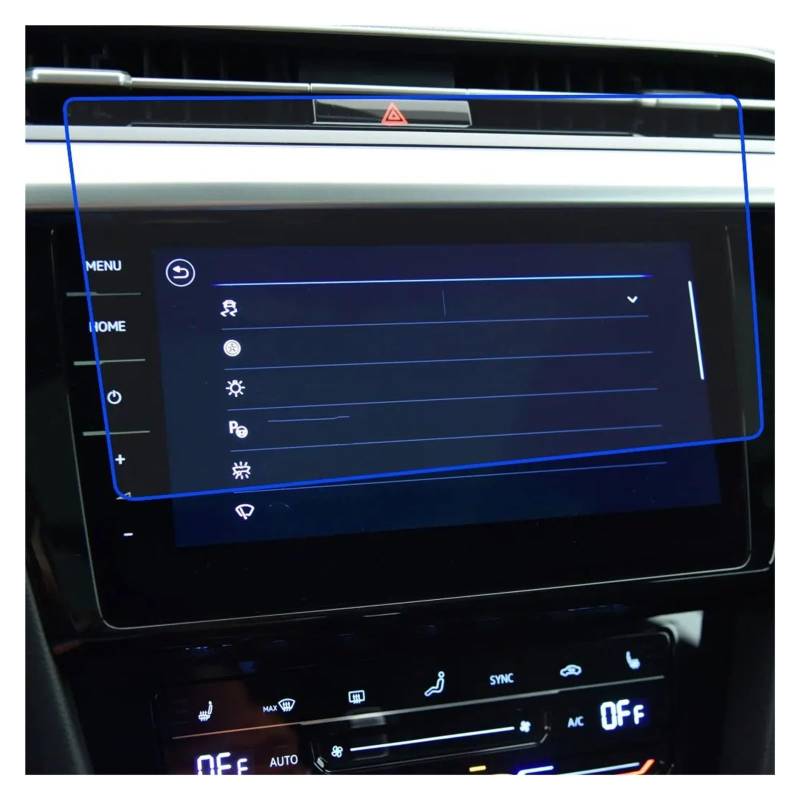 Glas Schutzfolie Navigation Für VW Für Arteon 2021 2022 2023 Gehärtetes Glas Navigation Display Touchscreen Schutzfolie 92 Zoll Displayschutzfolie von BOHHO