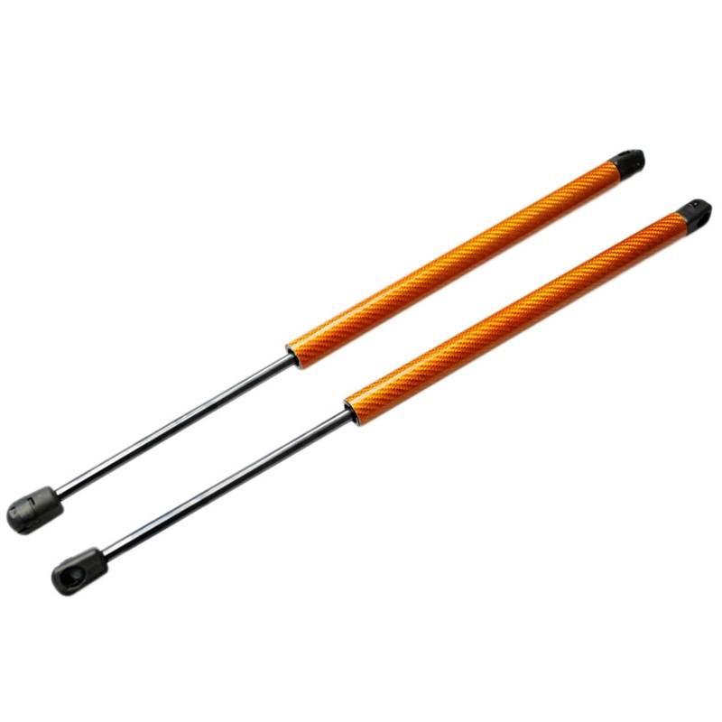 Kofferraum Gasfeder Für Clio MK3 Fließheck 2005-2012 Lift Unterstützt Streben Prop Stange Schocks Hinten Trunk-Boot Heckklappe Carbon Faser 1 Paar Hydraulische Gasfeder(Orange Carbon Fiber) von BOHHO