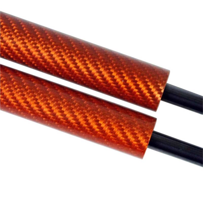 Kofferraum Gasfeder Für Grand Für Scenic III 2009-2013 Auto Gas Frühling Streben Prop Lift Unterstützung Dämpfer Hinten Boot Heckklappe Stamm 1 Paar 663,5 MM Hydraulische Gasfeder(Carbon Fiber orange von BOHHO