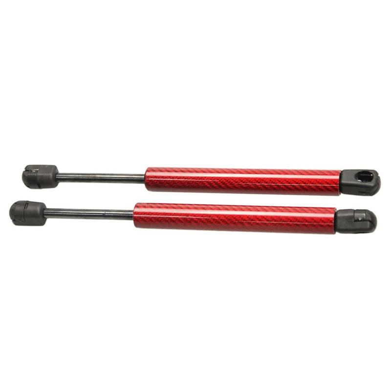 Kofferraum Gasfeder Für Subaru Für BRZ Coupe 2012/06-2016 Carbon Faser Lift Unterstützt Gas Streben Schocks Hinten Boot Heckklappe Stamm 244mm Hydraulische Gasfeder(Red Carbon Fiber) von BOHHO