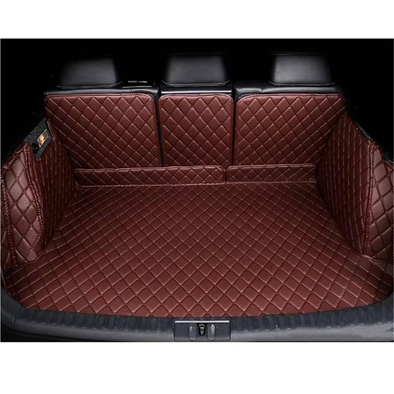 Kofferraummatte Für B Klasse W245 W246 W247 B160 B180 B200 B220 2005~2020 Leder Kofferraum Matte Teppich Schwanz Cargo Liner Boot Pad Kofferraumwanne(K- Coffee) von BOHHO