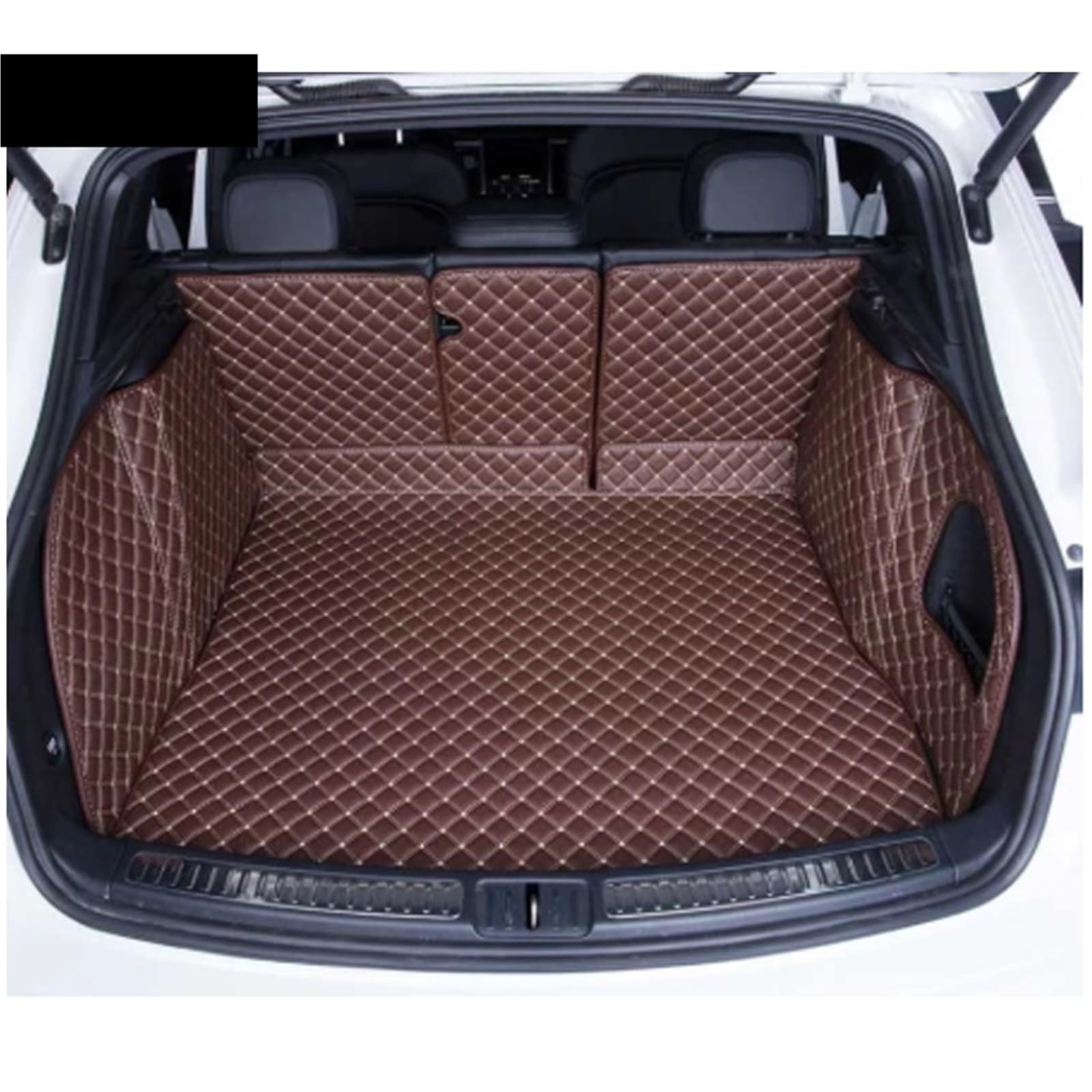 Kofferraummatte Für Cayenne 957 2006 2007 2008 2009 2010 Vollständiger Satz Kofferraummatten wasserdichte Kofferraumteppiche Cargo-Liner-Matte Kofferraumwanne(A- Full Cover) von BOHHO