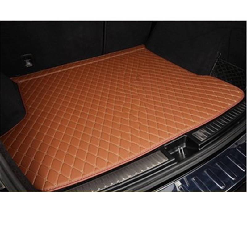 Kofferraummatte Für Chevrolet Für Captiva 7 Sitze 2014 2015 2016 2017 Auto Stamm Matten Auto Cargo-Liner Pads Auto Kofferraum Teppich Kofferraumwanne(Brown) von BOHHO