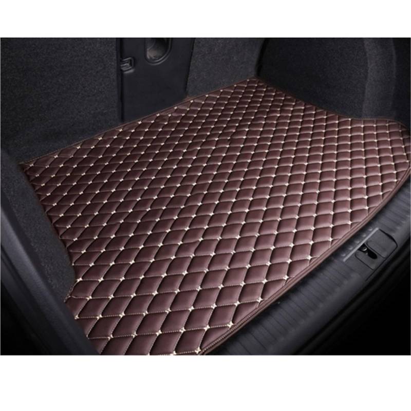 Kofferraummatte Für Citroen DS4 2010 2011 2012 2013 2014 2015 Auto Kofferraum Matte wasserdichte Tablett Teppich Schlamm Tank Organizer Matten Kofferraumwanne(Dark Brown) von BOHHO