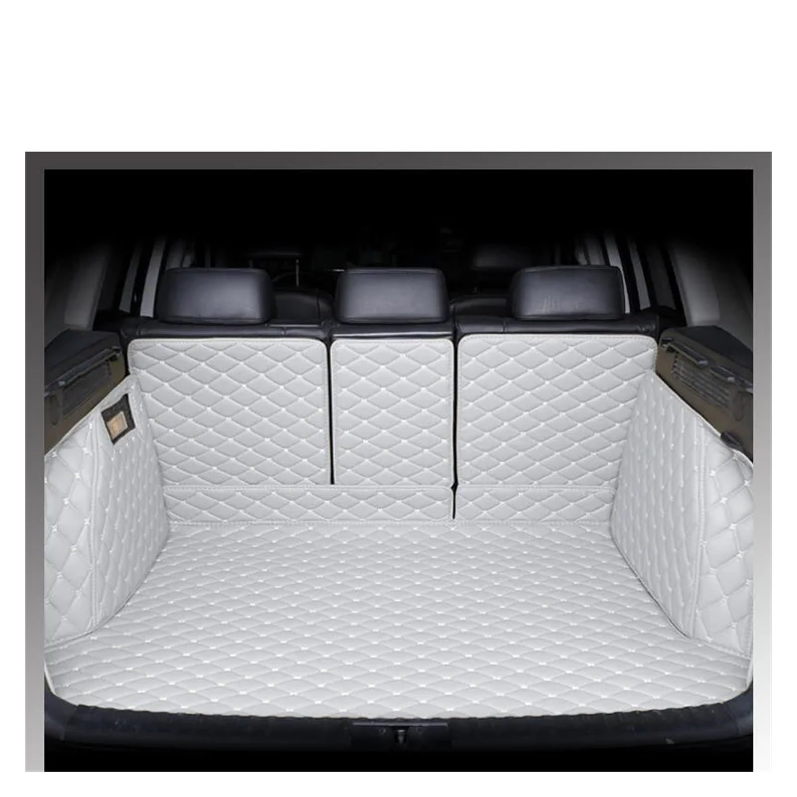 Kofferraummatte Für Nissan Für Qashqai J10 2006 2007 2008 2009 2010 2011 2012 Leder Kofferraum Matte Cargo-Liner Fach Boot Abdeckung Pad Kofferraumwanne(R- Advanced Gray) von BOHHO