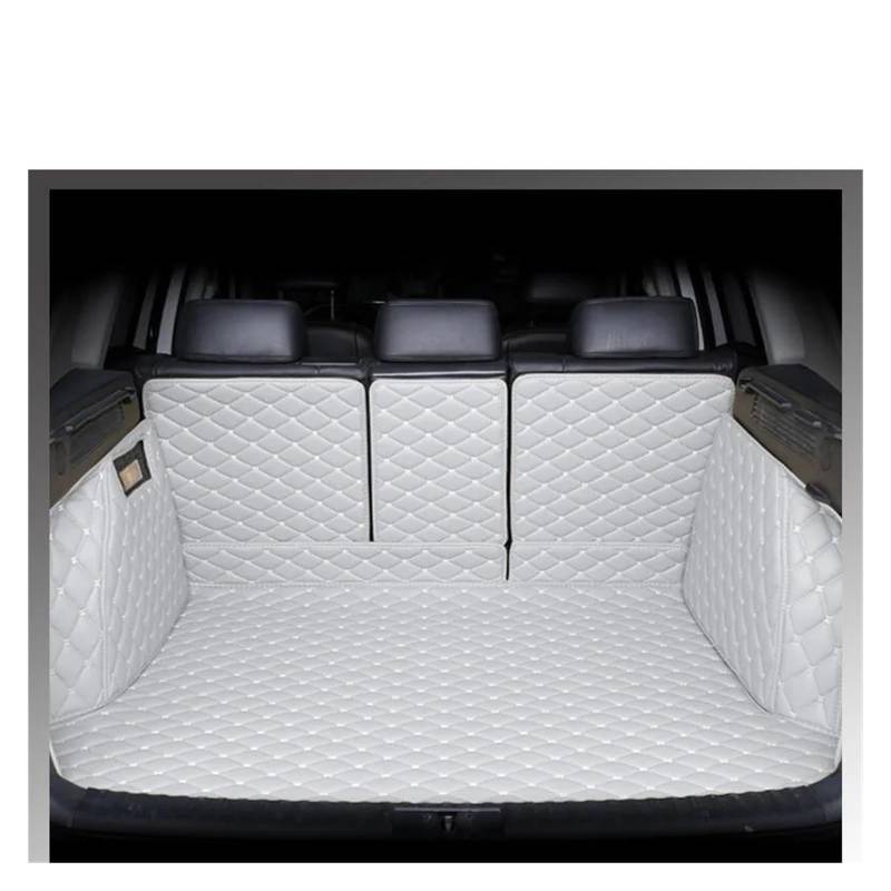 Kofferraummatte Für Nissan Für Qashqai J10 2006 2007 2008 2009 2010 2011 2012 Leder Kofferraum Matte Cargo-Liner Fach Boot Abdeckung Pad Kofferraumwanne(R- Advanced Gray) von BOHHO