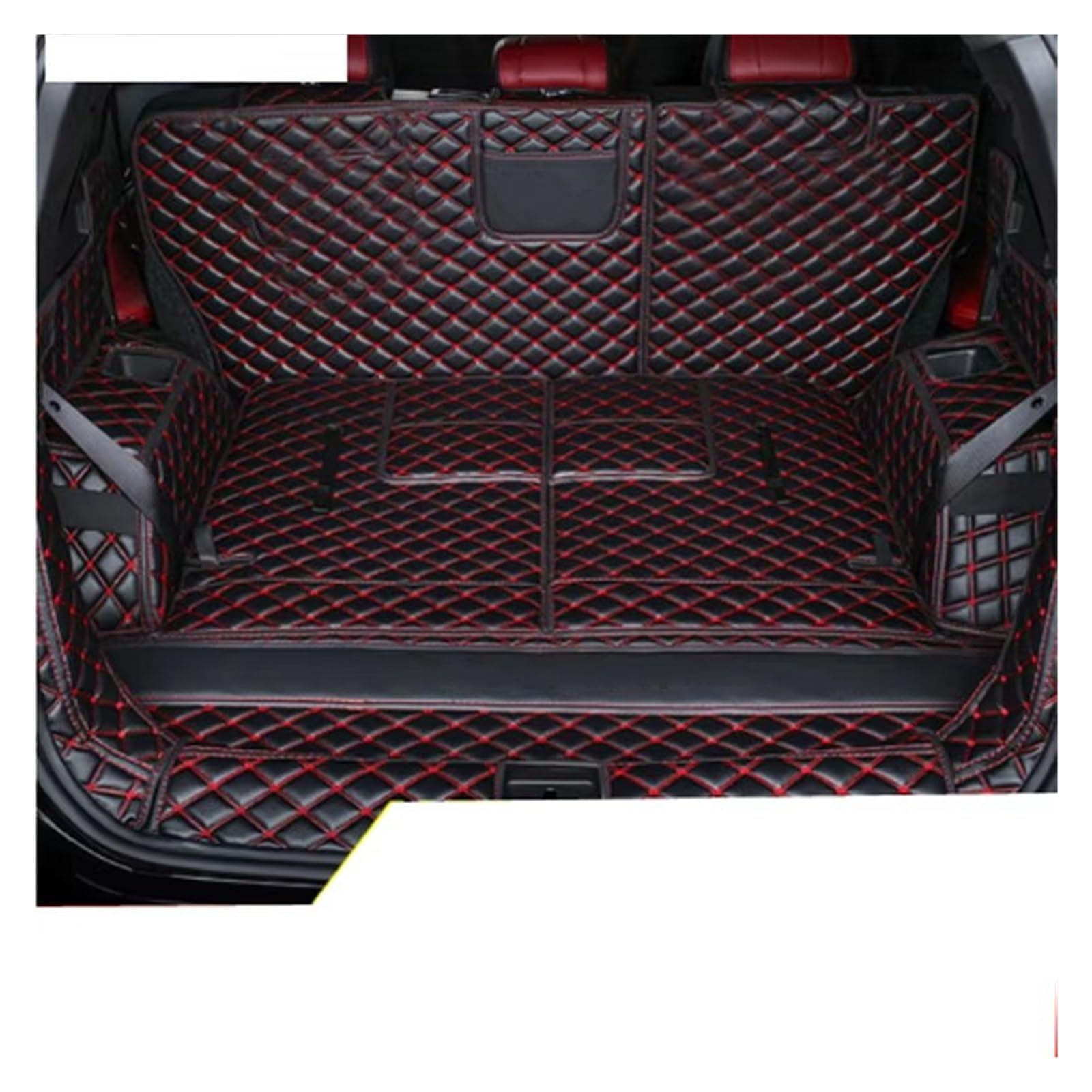 Kofferraummatte Für Nissan Für X-Trail Für X Trail T32 2014 2015 2016 2017 2018 2019 2020 Auto Hinten Boot Liner Koffer Cargo Mat Kofferraumwanne(A) von BOHHO