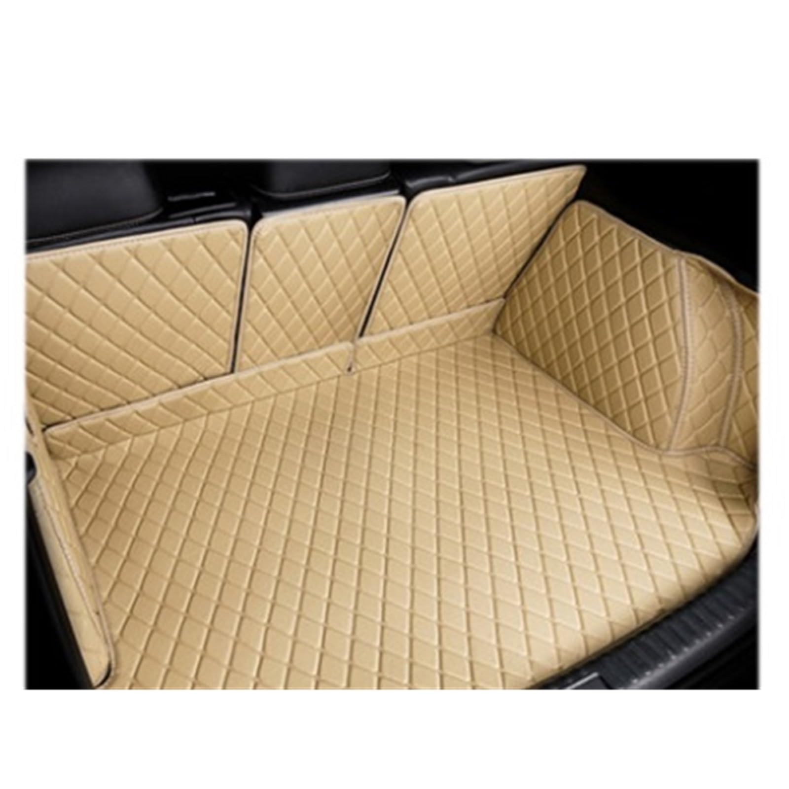 Kofferraummatte Für Odyssey 2008 2009 2010 2011 2012 2013 Leder Kofferraum Matte RB3 RB4 Teppich Schwanz Cargo-Liner Stamm Boot Matte Hinten Liner Pad Kofferraumwanne(H- Beige) von BOHHO