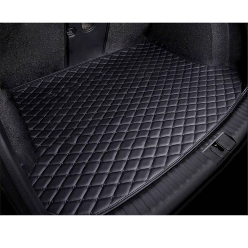 Kofferraummatte Für Sitz Für León Mk3 5F 2013 2014 2015 2016 2017 2018 2019 Auto Hinten Stamm Matten wasserdichte Auto Matten Hinten Fracht Fach Stamm Matte Kofferraumwanne(B- Black Black) von BOHHO