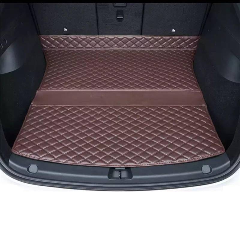 Kofferraummatte Für Tesla Für Modell Y 2021 2022 Auto Hinten Cargo Matte Wasserdicht Fleck Beständig Leder Stamm Liner Fach Auto Organizer Zubehör Kofferraumwanne(A- 1PCS) von BOHHO