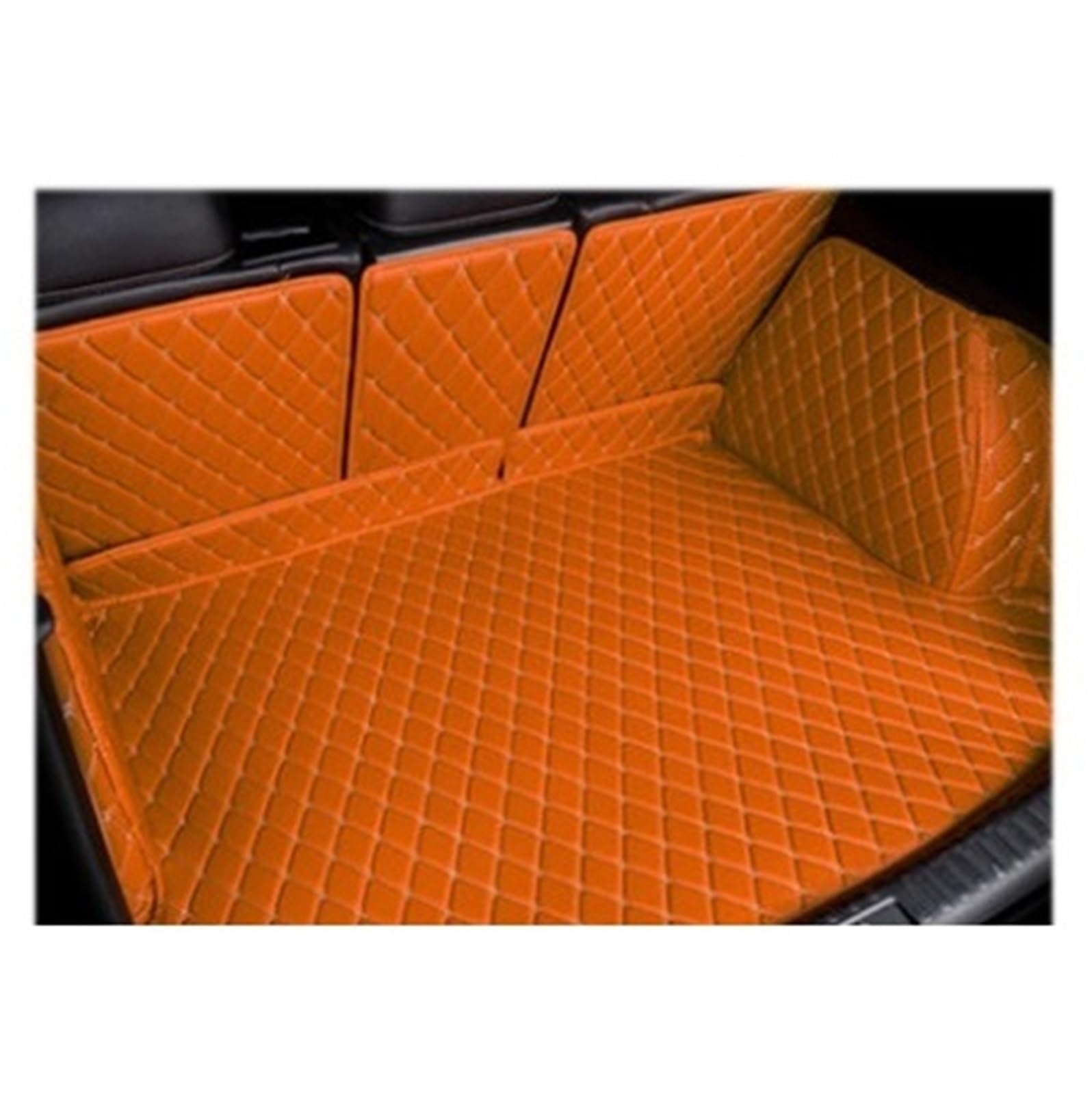 Kofferraummatte Für X5 E53 1999 2000 2001 2002 2003 2004 2005 2006 Leder Kofferraum Matte Kofferraum Boot Mat Liner Pad Fracht Pad Teppich Schwanz Cargo Liner Kofferraumwanne(G- Brown) von BOHHO