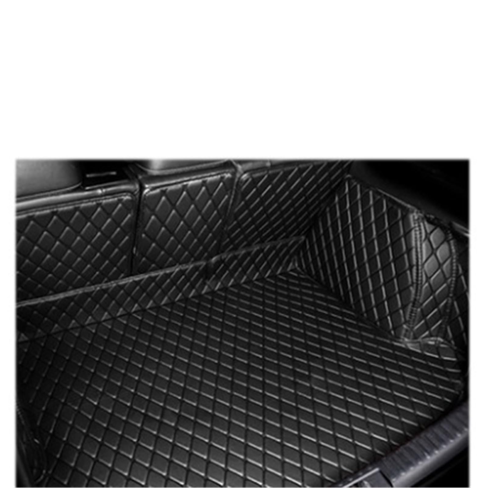 Kofferraummatte Für X5 E70 2007 2008 2009 2010 2011 2012 2013 Leder Kofferraum Matte Stamm Boot Mat Liner Pad Fracht Pad Teppich Schwanz Cargo Liners Kofferraumwanne(I- Black) von BOHHO