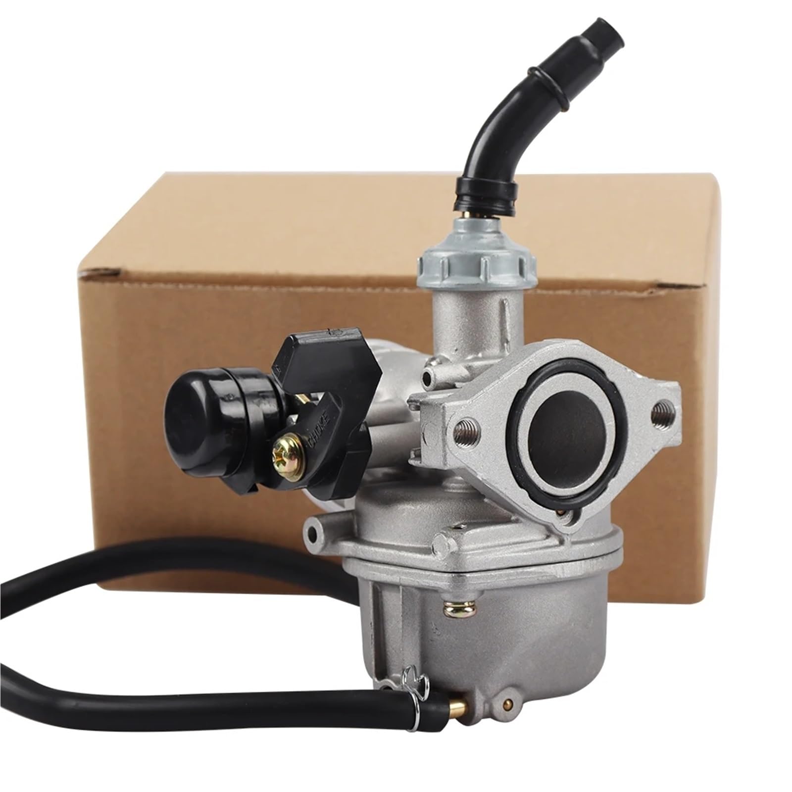 Motorrad Carburetor Für 50 70 90 110 125cc für ATV Quad 4 Wheeler Dirt Bike Motorrad Vergaser PZ19 19mm Carb mit Luftfilter Vergaser Heavy Duty Vergaser(A-) von BOHHO