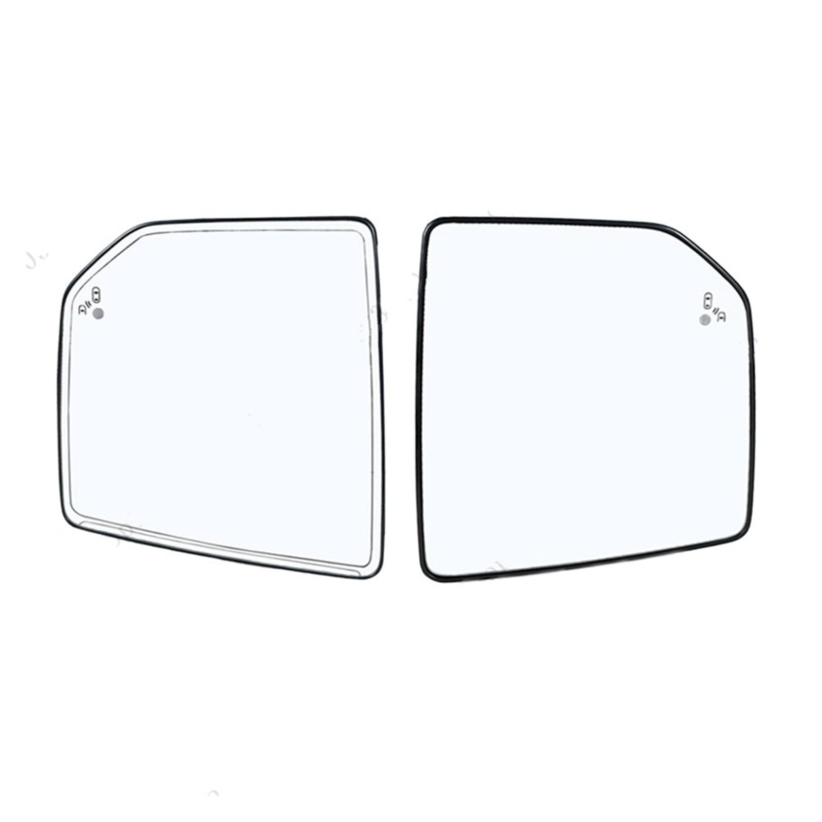 Rückspiegelglas Für Ford F150 Für F 150 2015-2020 Auto Außen Rückspiegel Objektiv Mit Erhitzt Blind Spot Warnung Hilfs Zubehör Außenspiegelglas(1 Left and 1 Right) von BOHHO