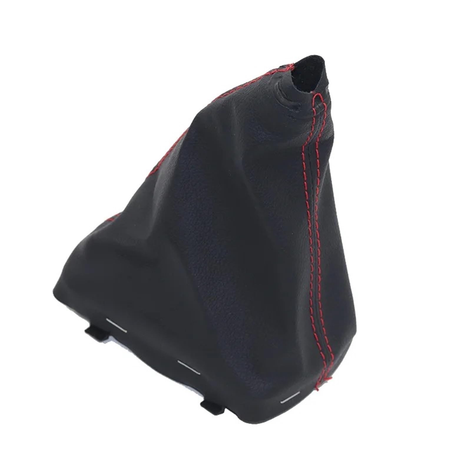 Schaltknüppel Für A3 S3 8L 2001 2002 2003 koration Zubehör Rote Linie Ler Auto Schaltknauf Hebel Gaitor Boot Abckung Car Schaltknauf(Gear Boot) von BOHHO