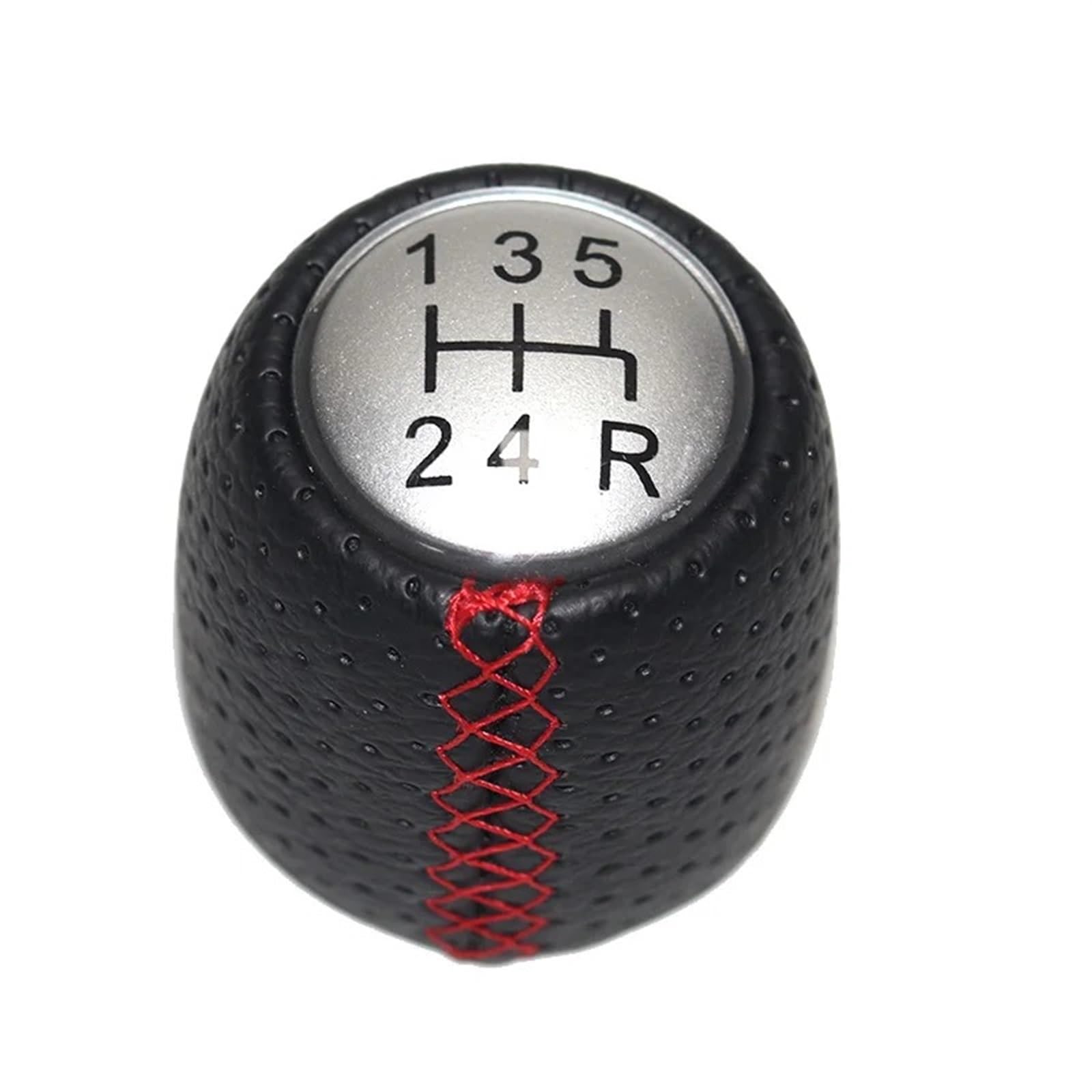 Schaltknüppel Für ALFA Für Romeo 147 Für Spider 2005 2006 2007 2008-2011 5/6 Geschwindigkeit Leder Auto Getriebe Shift Konb Gaiter Shifter Knob Car Schaltknauf(1 2 3 4 5 - R) von BOHHO