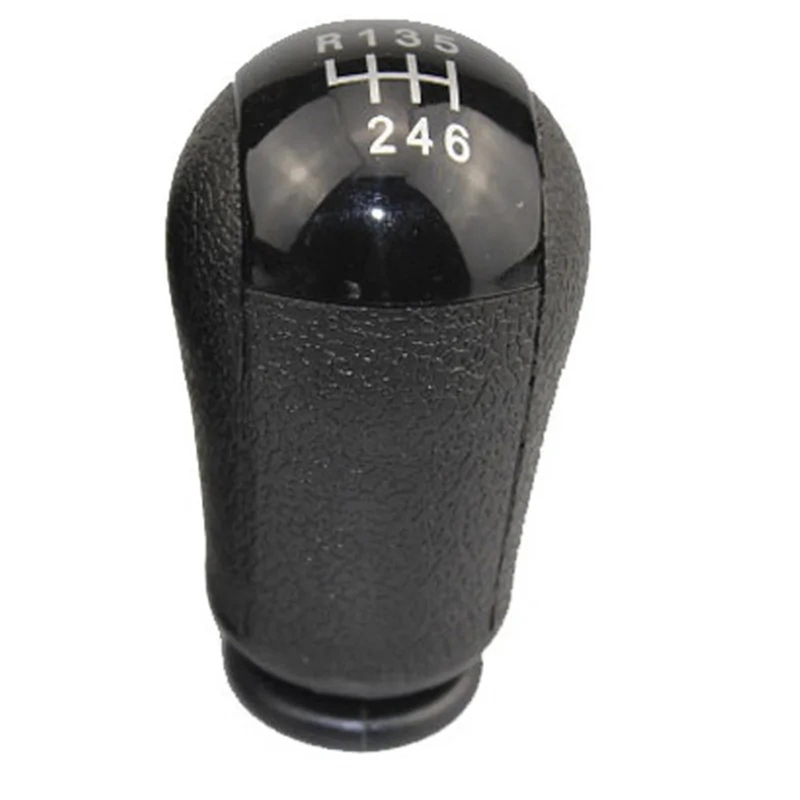 Schaltknüppel Für Ford Für Focus Für C-Max 2003 2004 2005 2006 5/6 Gang Schaltknauf Schalthebel Griff Stick Car Schaltknauf(6 Speed Black knob) von BOHHO