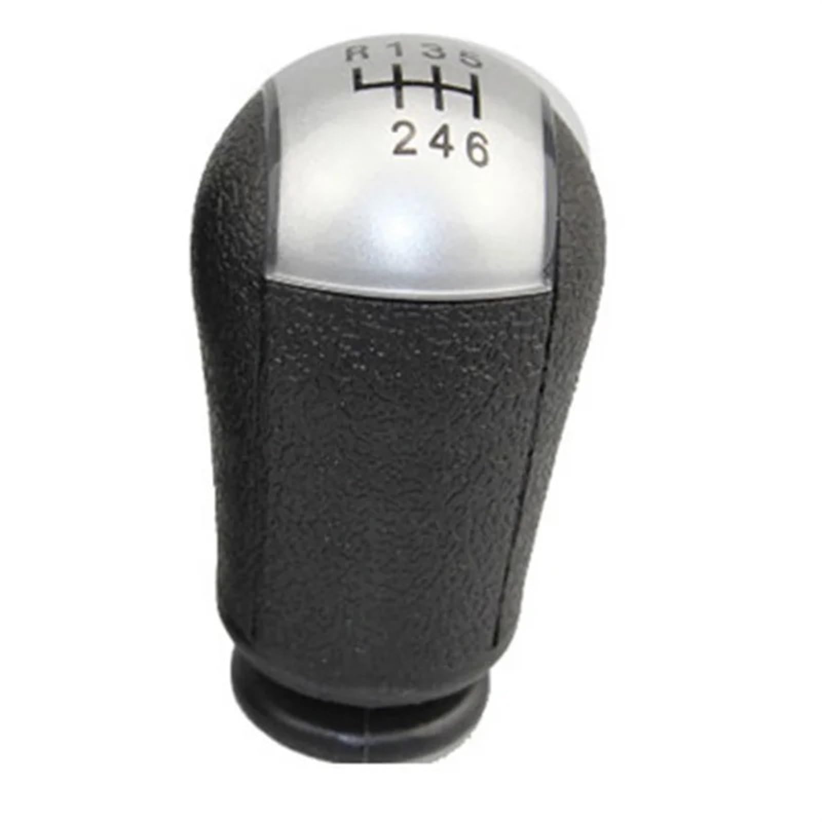 Schaltknüppel Für Ford Für Focus Für C-Max 2003 2004 2005 2006 5/6 Gang Schaltknauf Schalthebel Griff Stick Car Schaltknauf(6 Speed Silver knob) von BOHHO