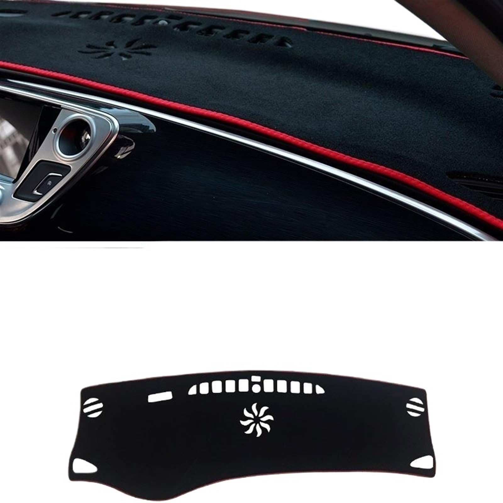 Shade Board Pad Für Buick Für Envision 2014 2015 2016 2017 2018 2019 2020 2021 Auto Dashboard Abdeckung Matte Vermeiden Licht Pads Anti-Uv Auto Dashboard Abdeckung(Red Side) von BOHHO