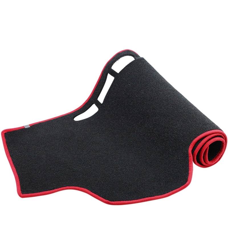 Shade Board Pad Für Chevrolet Für Cruze 2009-2014 Auto Dashboard Abdeckung Vermeiden Licht Pad Instrument Plattform Zurück Keine-Slip Silikon Matte Auto Dashboard Abdeckung(Red Side,Rechtslenker) von BOHHO